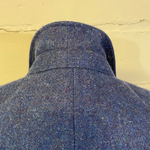 Vintage Ali Kong Custom Tailored Military Blazer in Blue Wool 4 Pockets Unisex - Picture 6 of 16